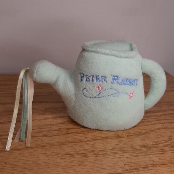2001 Peter Rabbit TEAPOT Mini plush by Luv n' Care Beatrix Potter tea pot tassle - Picture 11 of 11